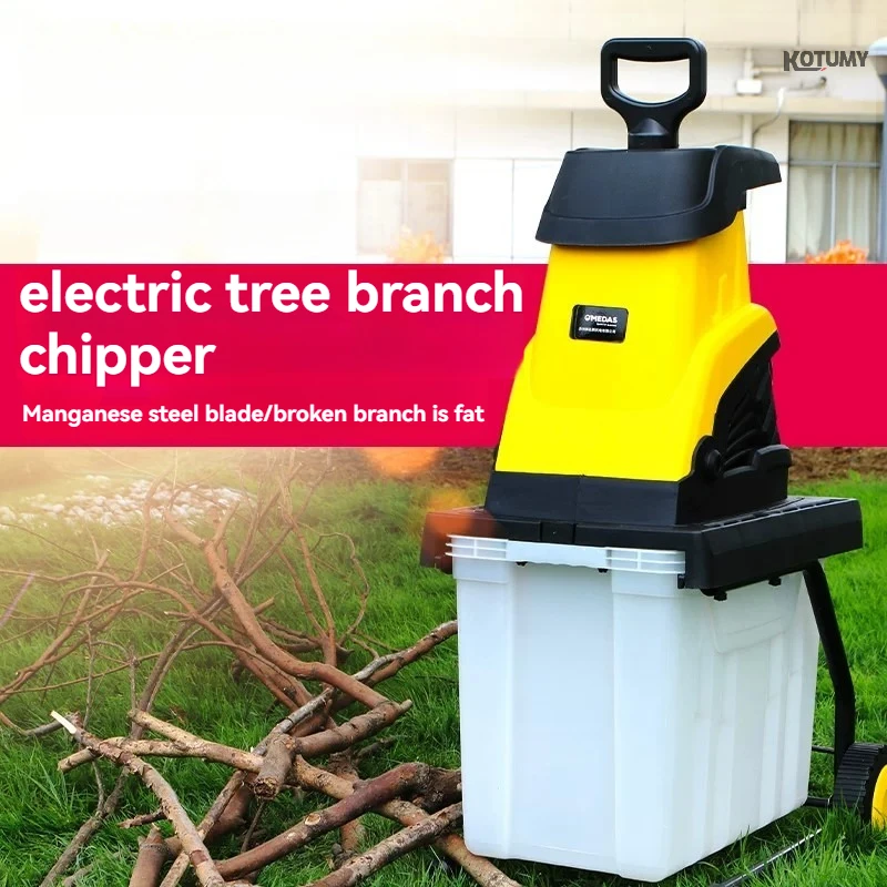 Heavy Beech Wood Shredder Hardwood Branch Log Crusher Industrial Beech Timber Sawdust Making Grinding Machine