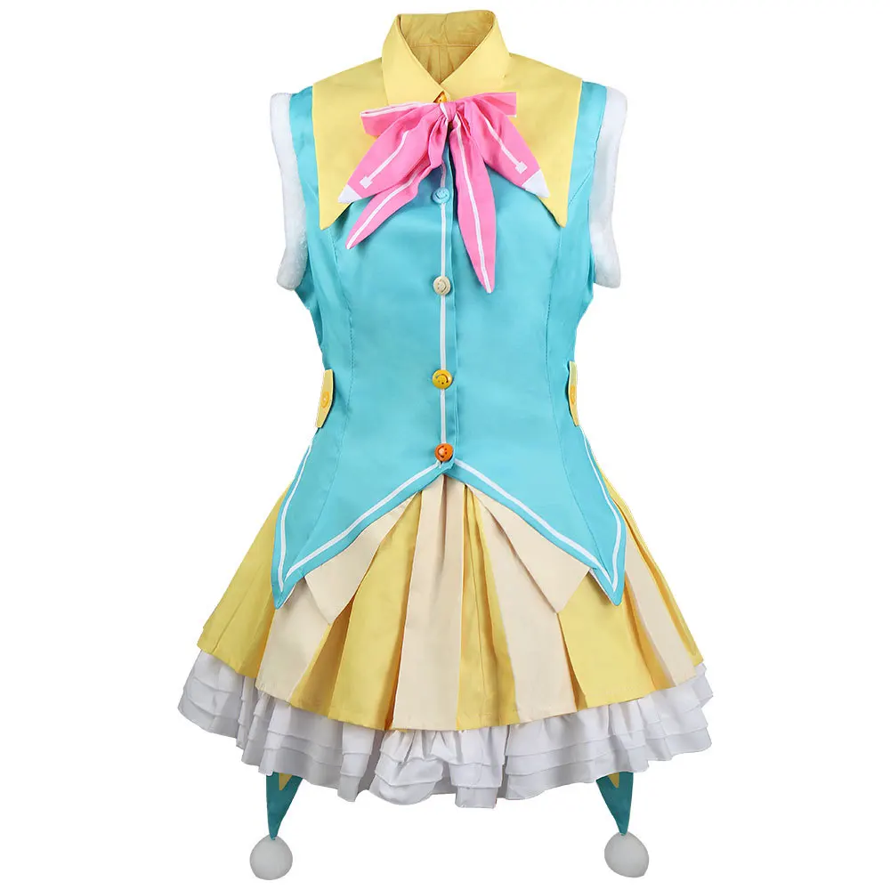 Kusanagi Nene Cosplay Costume pour femme, Idol Nene fur s, Sauna Wear for Comic Con, Cute Costume short dress