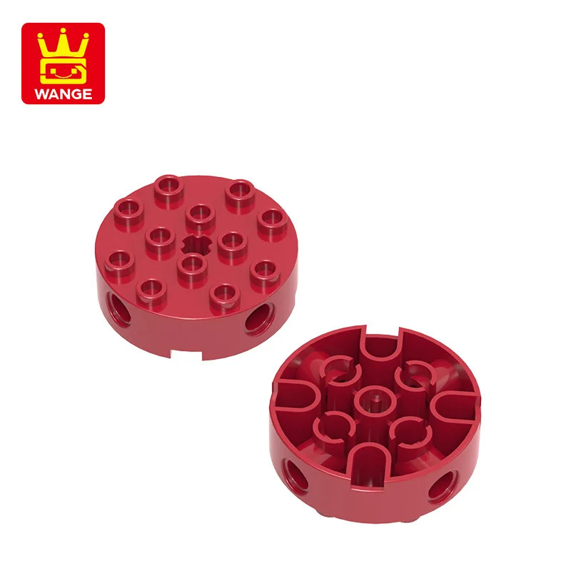 Wange-Essieu central de nuit de construction, accessoires compatibles avec brique, jouets pour enfants, coffret cadeau, 6222 rond, 4x4, 4 trous, 29 pièces par lot