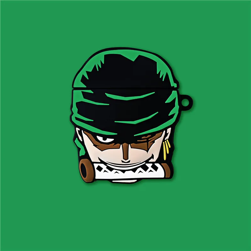 For Airpods Pro 2 Case,ONE PIECE Zoro 3D Anime Silicone Protective Earphone Cover For Airpods 1 2 3 Case Cover Funda view 2