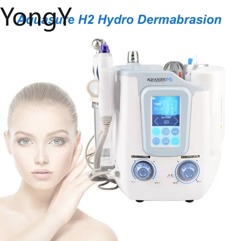 3 in 1 Aquasure Skin Care Deep Cleansing Machine Facial Spa H2 O2 Water Bubble Microcurent Hydra Dermabrasion Machines