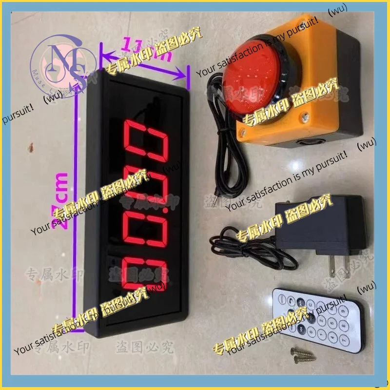 Countdown stopwatch counter LED digital display training, special belt charging