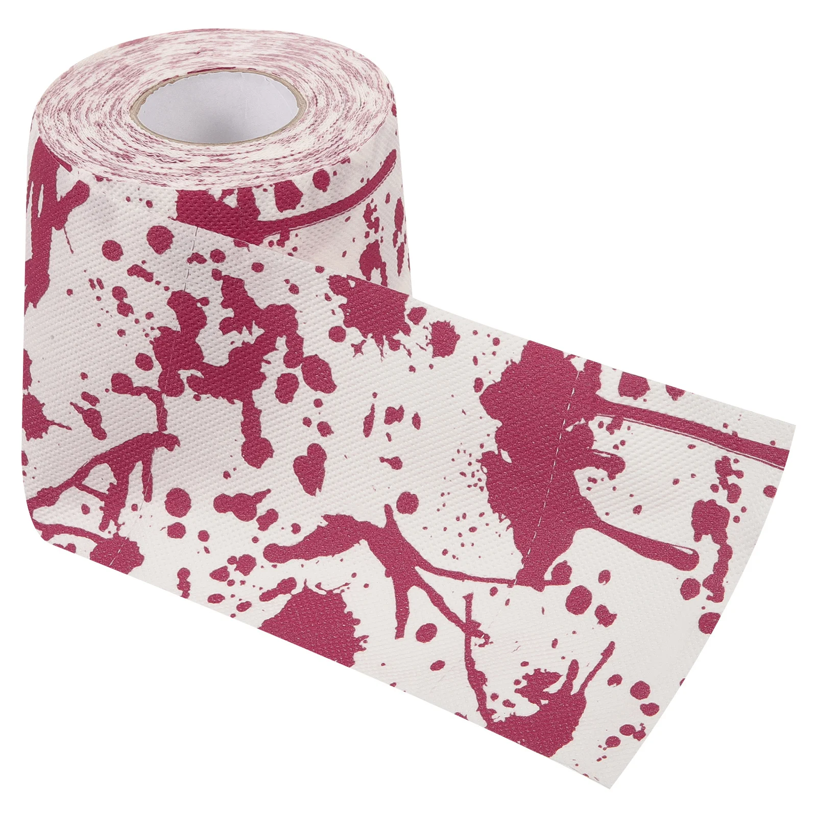 

Halloween Bloodstain Toilet Paper Roll Soft Skin Friendly Decorative Bathroom Toilet Paper Red Printed Party Supplies
