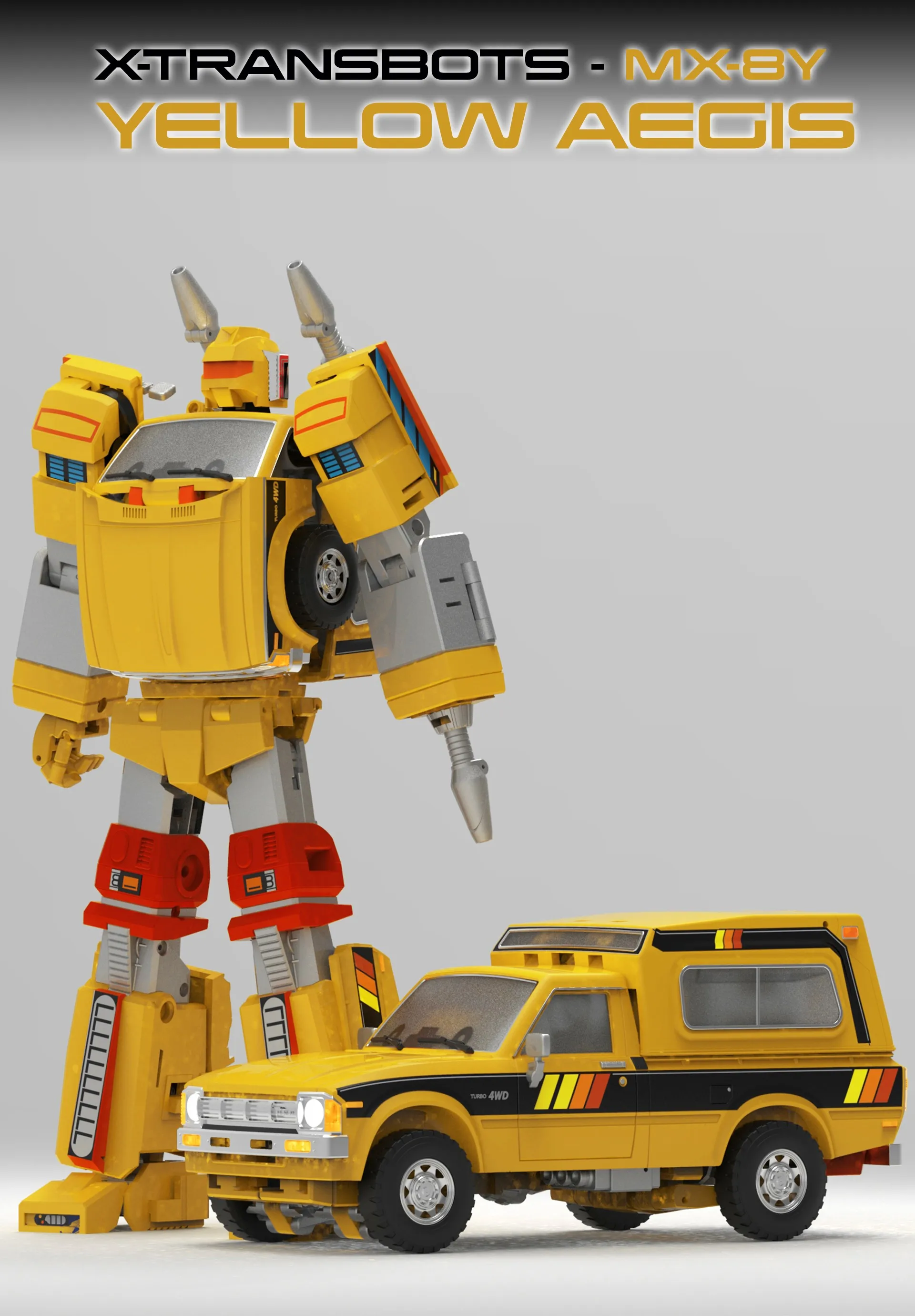 [IN STOCK] X-Transbot Transformation MX-8B Blue MX-8Y Diamond Version Limit Trailbreaker  MP G1 Action Figure Robot With Box