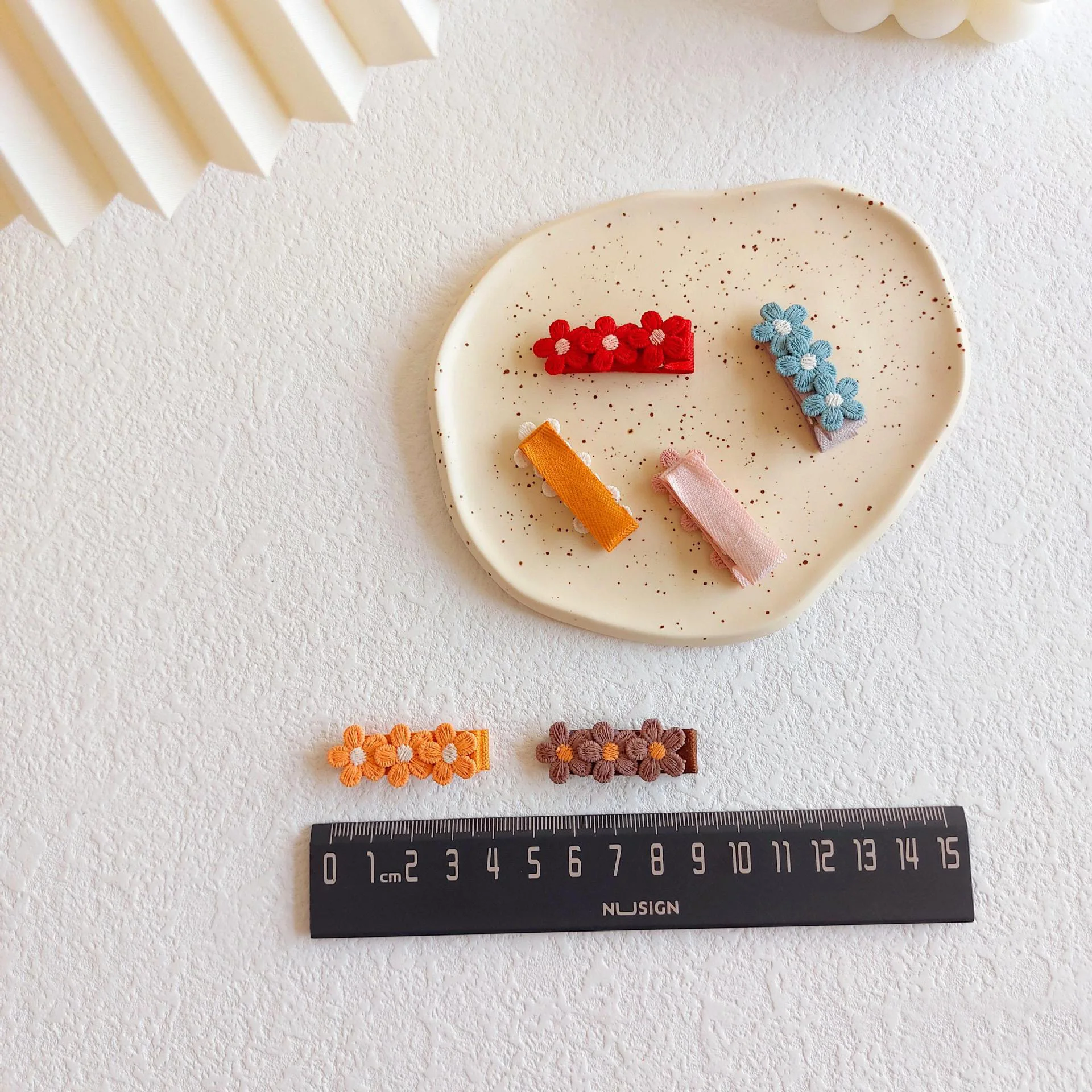 20 Sets/Lot (60 Pcs) Cute Baby Girl Hair Clips Daisy Flowers Kids Hairpins Princess Barrette Children Hair Accessories