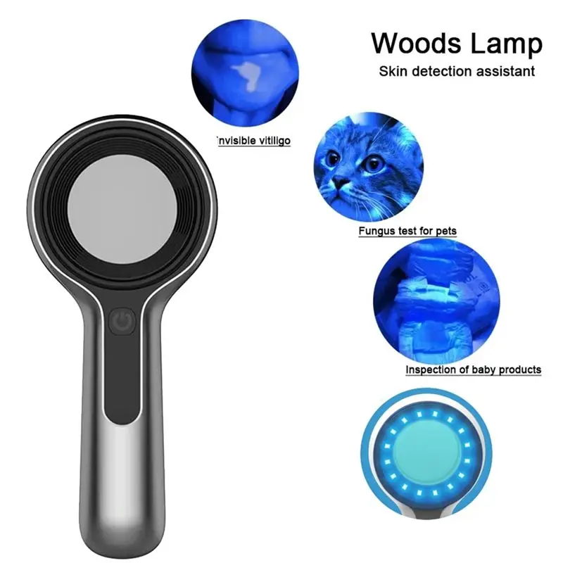 A63Z Upgrade Skin Analyzer Lamp For Skin UV Magnifying For Beauty Facial Testing Woods Lamp Light Skin Analysis Detection