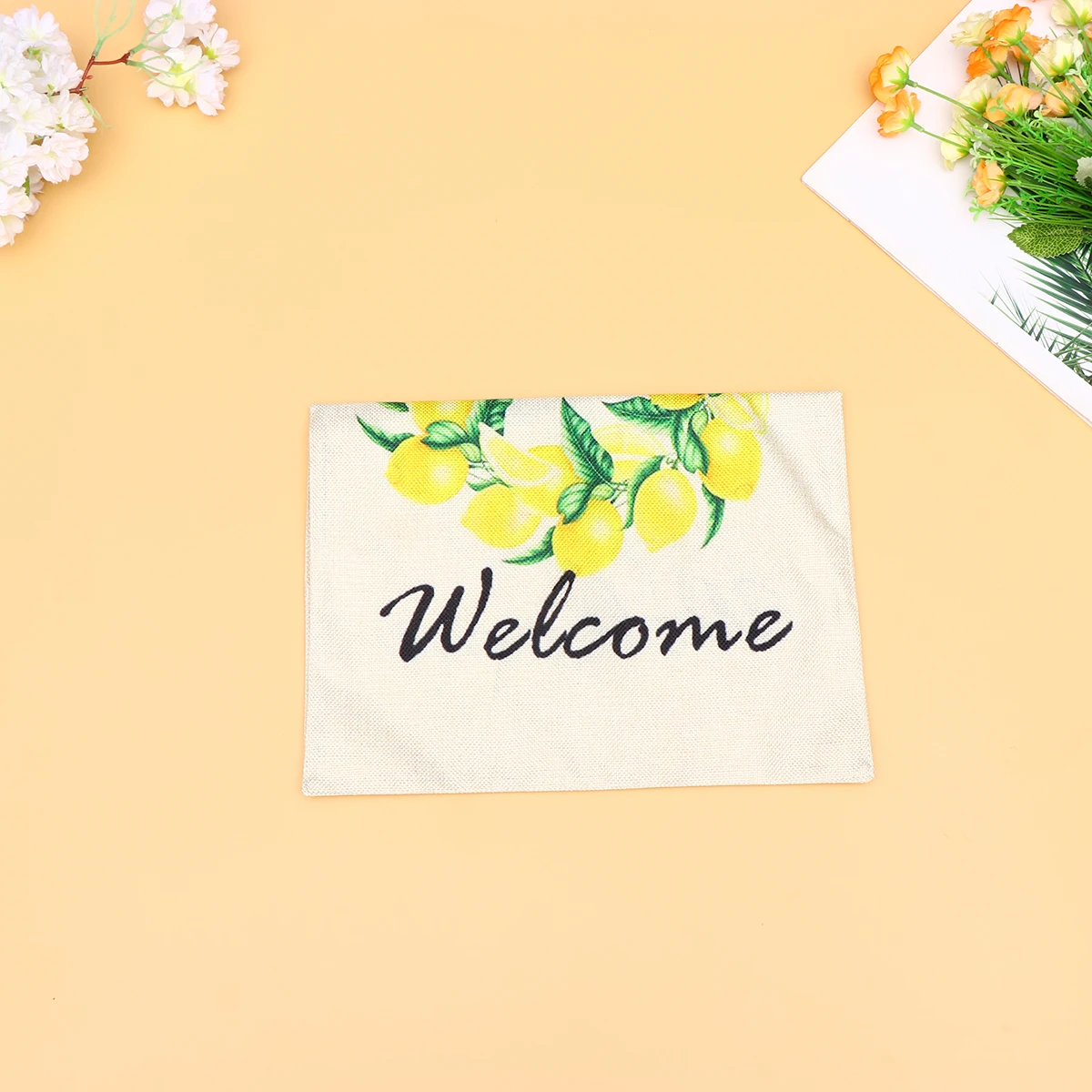

Garden Flag Decoration Summer Party Hawaii Banner Style Linen Double Sided Small