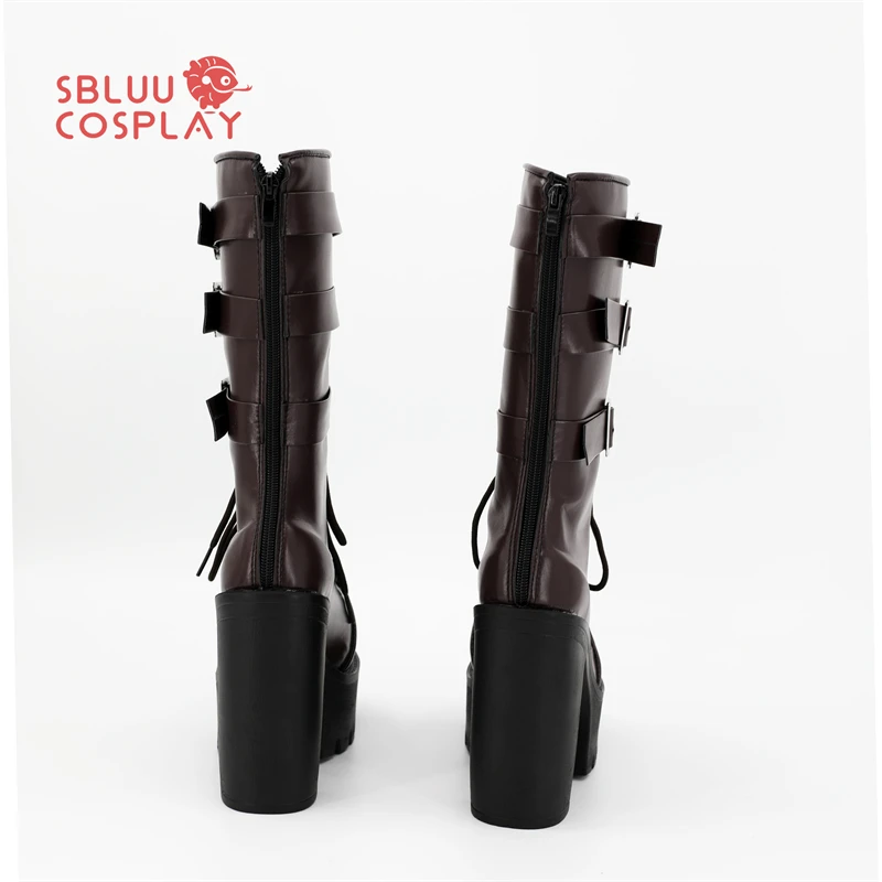 SBluuCosplay Zenless Zone Zero Ukinami Yuzuha Scarpe Cosplay Stivali su misura