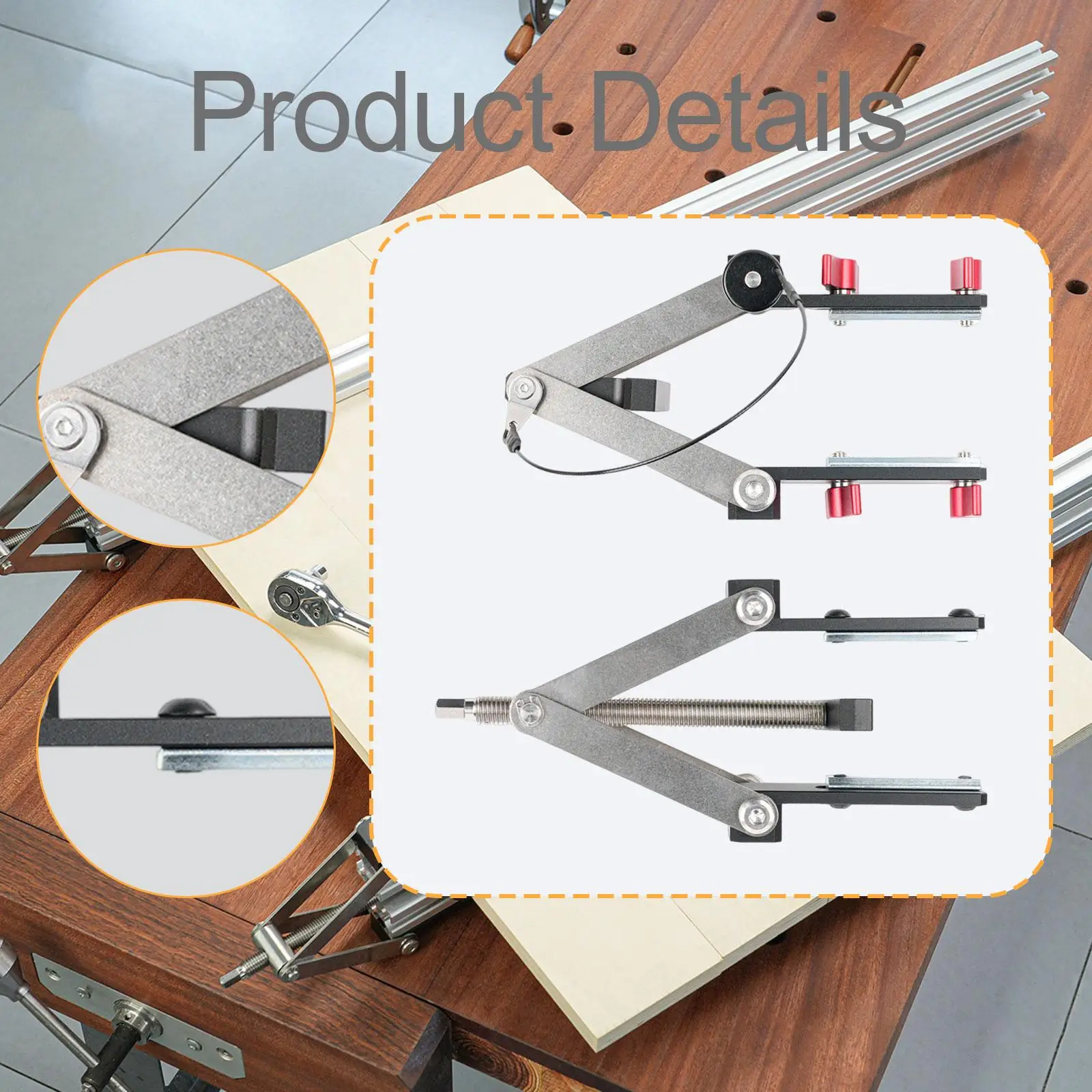

Pressure Panel Clamp Panel Fixing Clip, Portable, Easy to Install Professional, Splicing Board Clamp