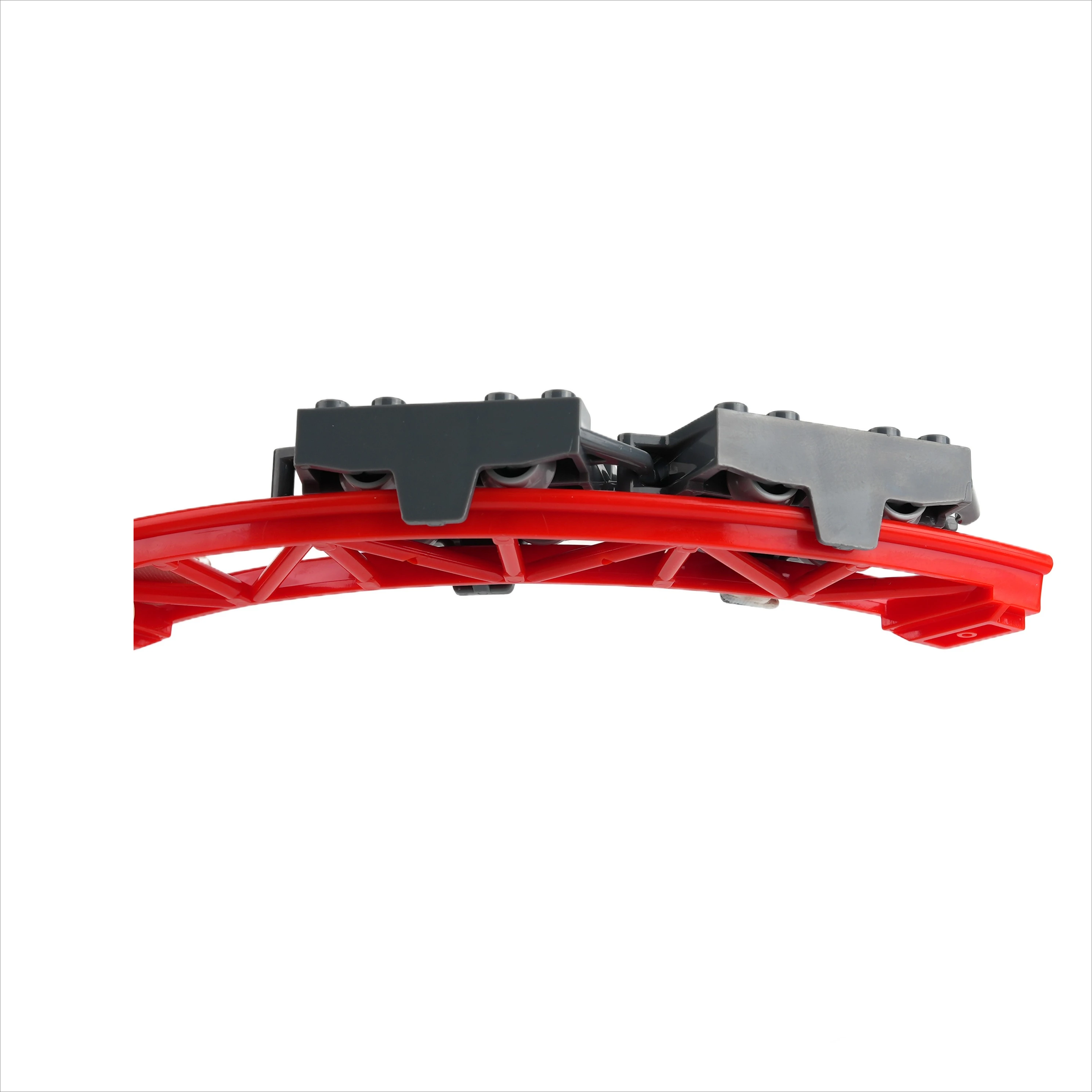 10PCS Track Roller Coaster Railway City Train Technical Part Building Blocks Gift for Kids Compatible Leduo 26022 25059 25061 image 4