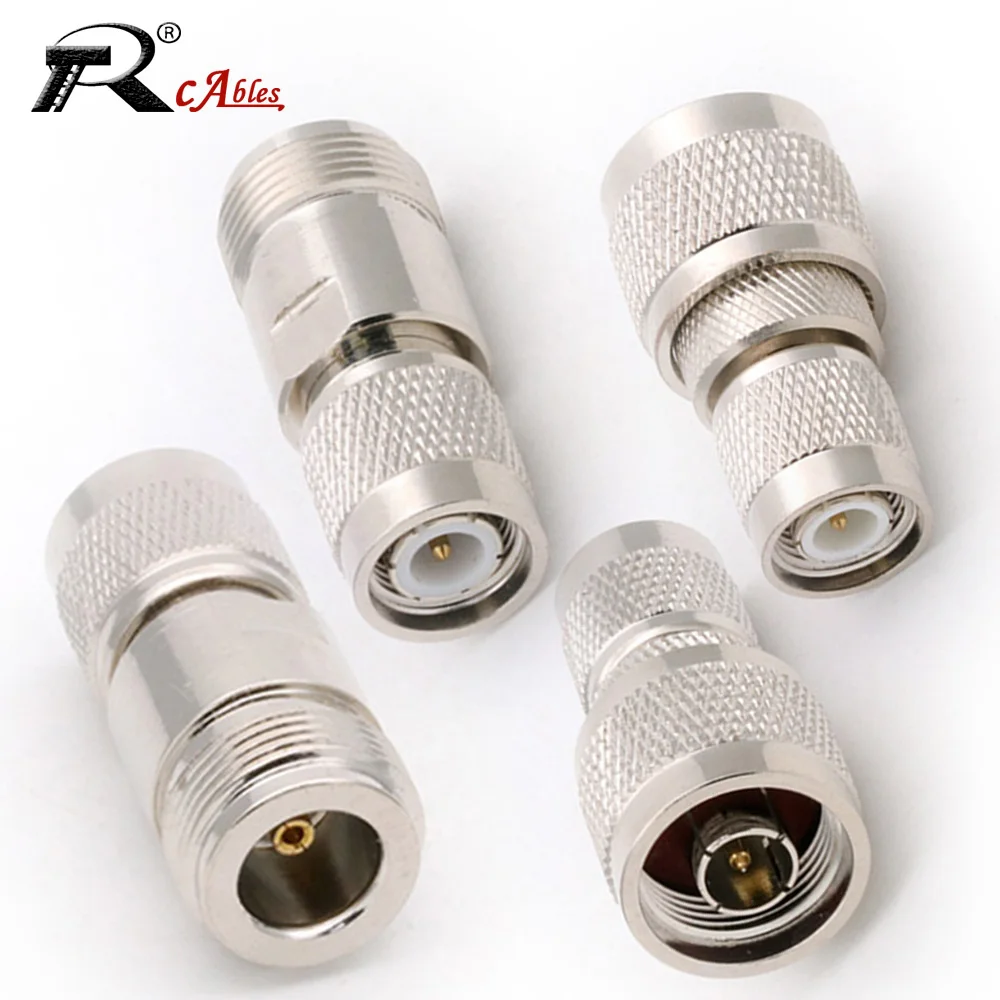 

N to TNC Adapter Kit N Type to TNC Male RP TNC Male RF Coaxial Connector for Extension Cable Antennas Male Female Connector Kit