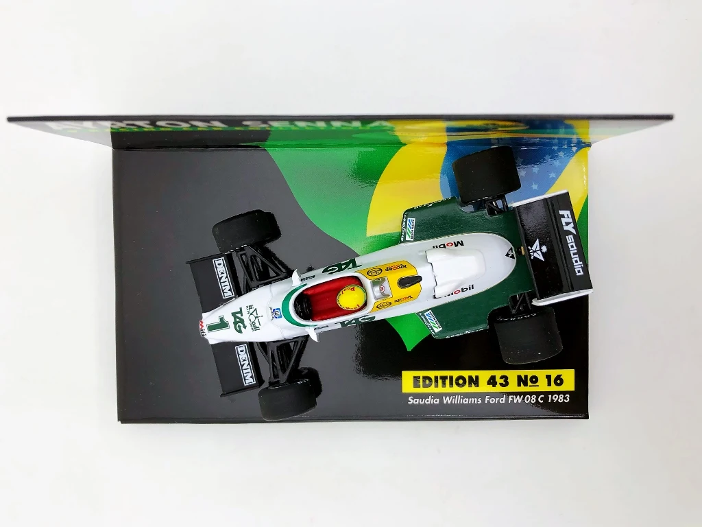 Minichamps 1:43 F1 FW08C 1983 Senna Simulation Limited Edition Resin Metal Static Car Model Toy Gift