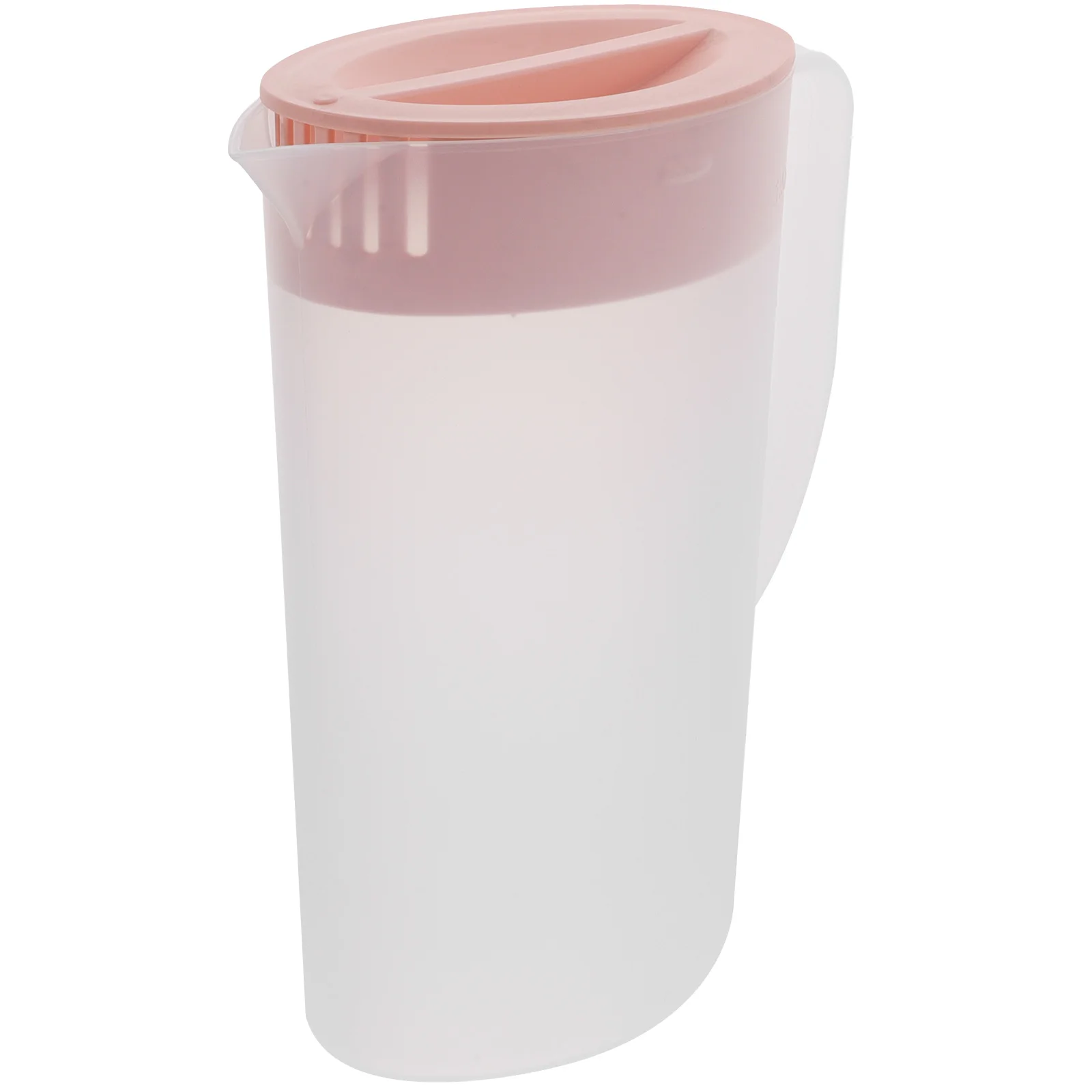 

1.6L Large Capacity Plastic Beverage Pitcher Heat Resistant Cold Water Jug Juice Kettle V Shape Spout Anti-Explosion Handle