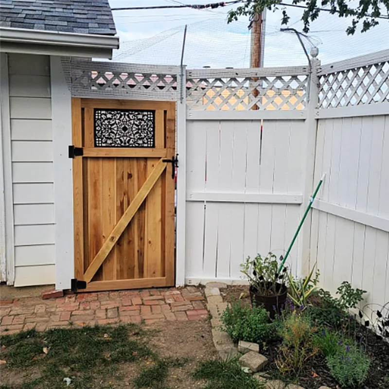 

PORK-4Pack 3.5 Inch Heavy Duty Gate Hinge Black Iron 3.5 Inch Hinges For Wood Shed, Barn Door