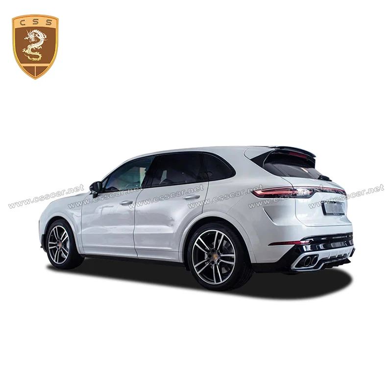 

Car Front Rear Bumper Diffuser Lip Spoiler Splitter For Porsche Cayenne 9Y0 2018-2023 MTR Style Dry Carbon Fiber Bodykits