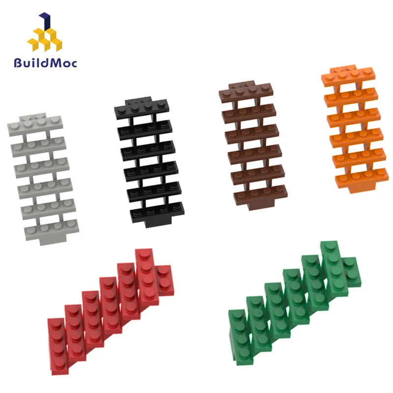 1PCS High-Tech Assemble Particle 30134 7x4x6 Stairs Bricks Building Blocks Replaceable Part Toys Gifts