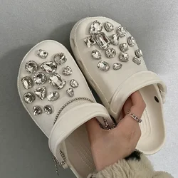 Schuh Charm DIY Pins Luxus Strass abnehmbare Dekoration Schnalle für Loch Schuh Charms Set Zubehör Kinder Mädchen Geschenk