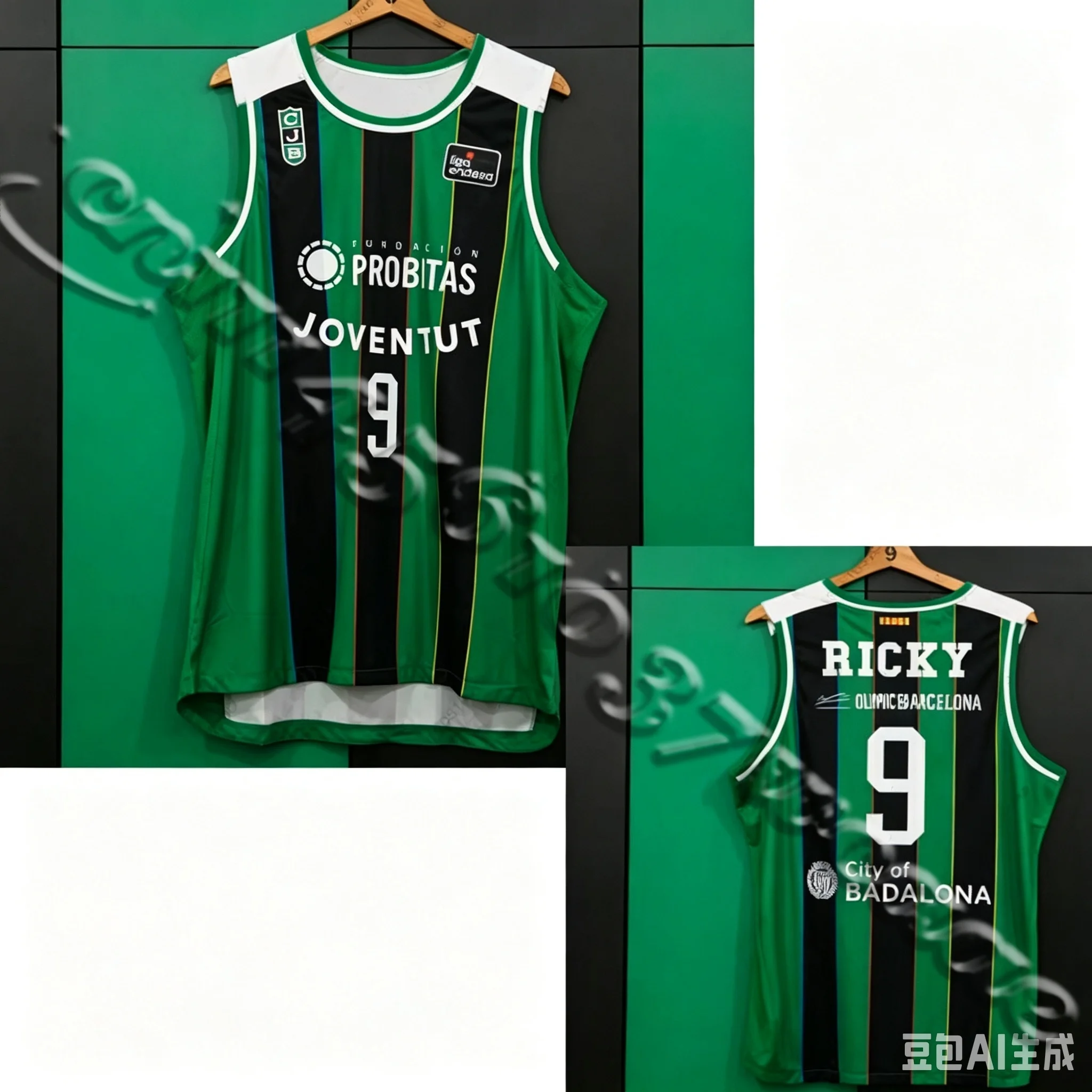Season Joventut Badalona Basketball Jersey Tank Top Collection Unisex Home Training Kit Fan Sleeveless Sports Top FamilyMatching