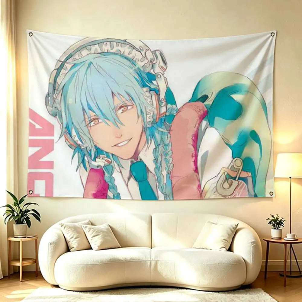 D-Dramatical Murder Aoba Seragaki Flags for Bedrooms Home Decor Items Outdoor Decors Garage Decoration Flaga