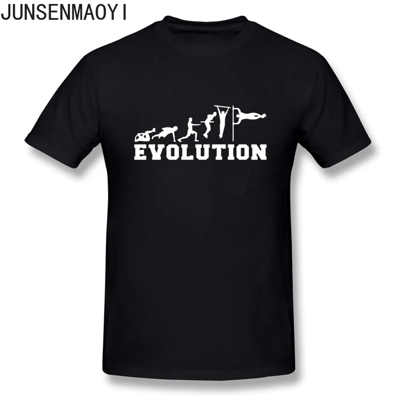 Evolution Calisthenics T-Shirt Vintage Funny Birthday Cotton Short Sleeves T Shirts Causal O-Neck Tops Summer Plus Size XS-3XL