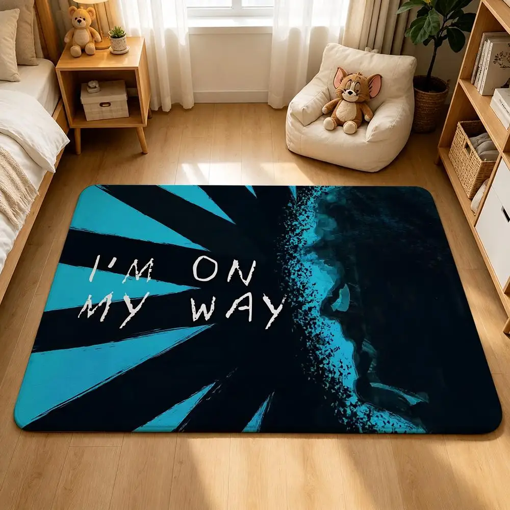 Celebrity-Ed SheeranS Floor Mat Shower Foot Mat, Bedside Carpet, Entrance Absorbent Doormat, Soft Non-Slip