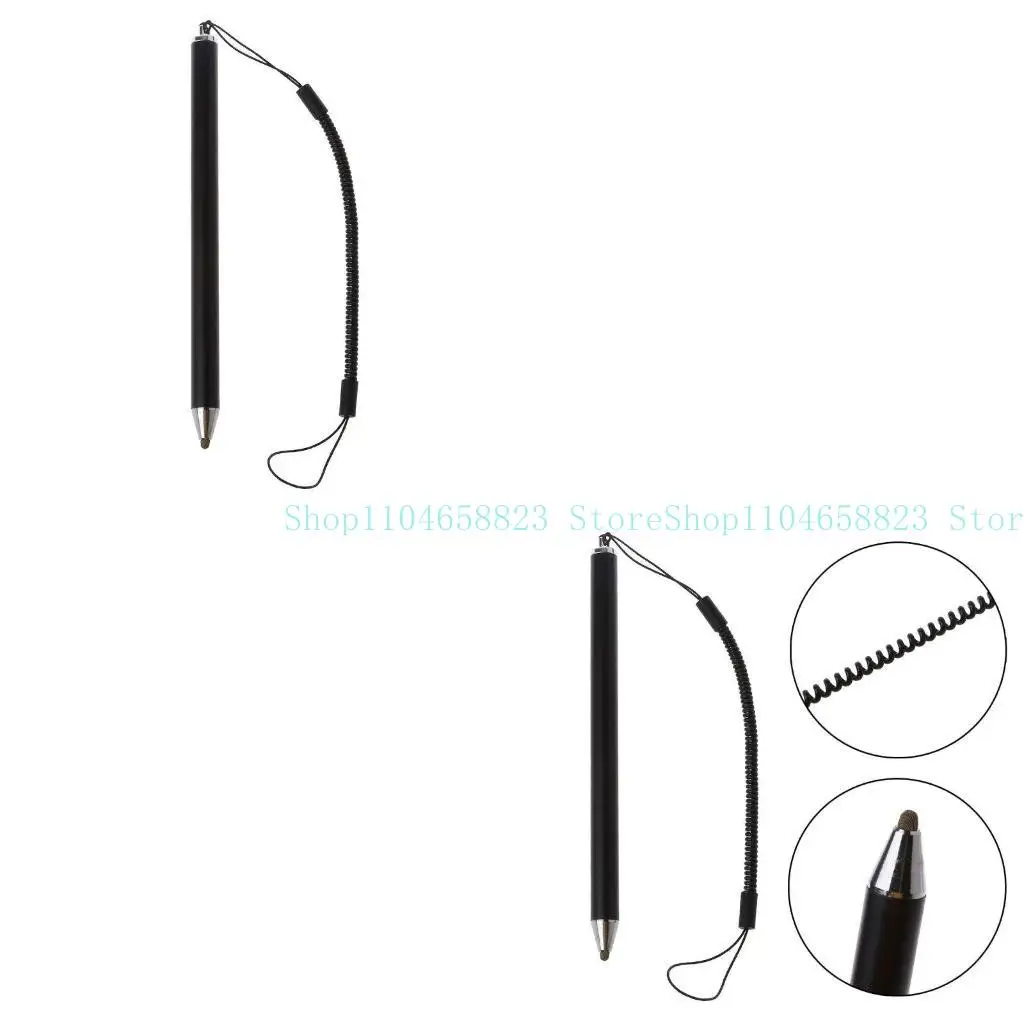 

652F Capacitive for Touch Screen Pen with Anti-lost Lanyard for Phone Tablet