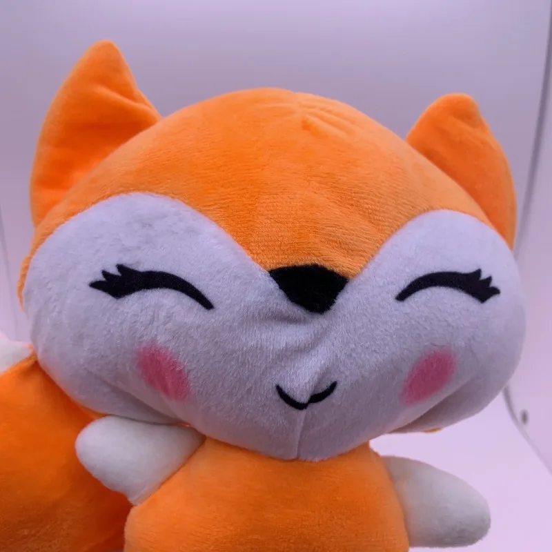 23cm Cartoon Animal Fox Plush Toy Soft Stuffed Orange Small Fox Doll Big Tail Fox Plushie Toys For Girls Birthday Christmas Gift