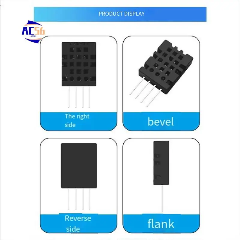 

AC56-20 шт. DHTC12 комплект модуля датчика температуры и влажности I2C связи высокоточный цифровой модуль заменяет DHT20 AM23