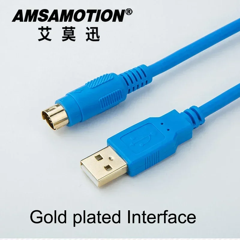 USB-SC09-FX Isolation Programming Cable Suitable For Mitsubishi FX All Series FX2n FX3U FX1N PLC Isolated Adapter