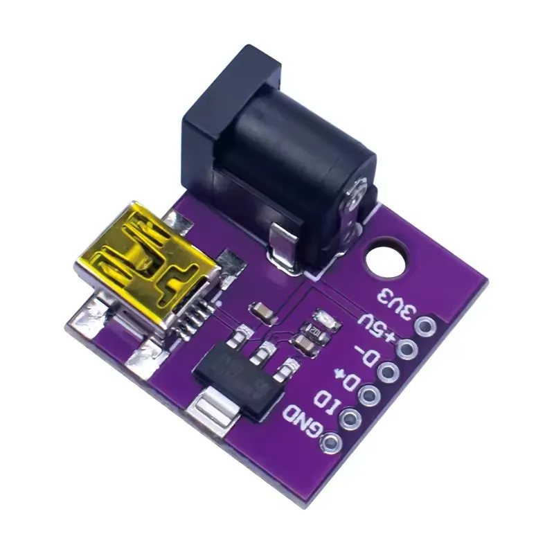 Immagine 4: MINI USB 5V Alimentatore USB DC-005 Modulo regolatore di tensione da 12V a 5V 3,3V AMS1117