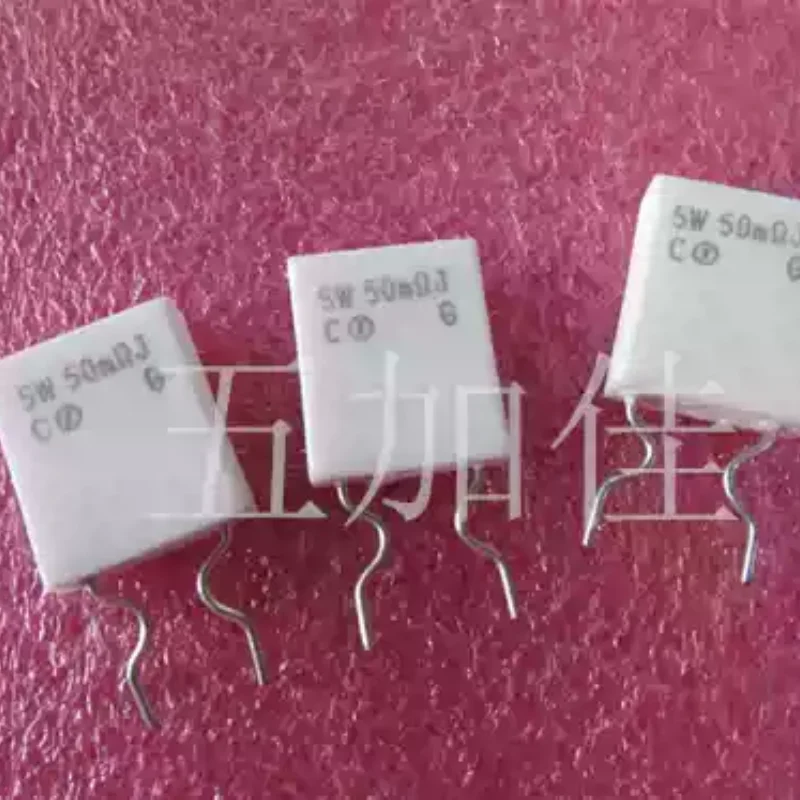 10-100pcs Japanese RGC5W 0.05R 0.05ohm 50mR Ceramic Cement Resistance Audio Fever Level