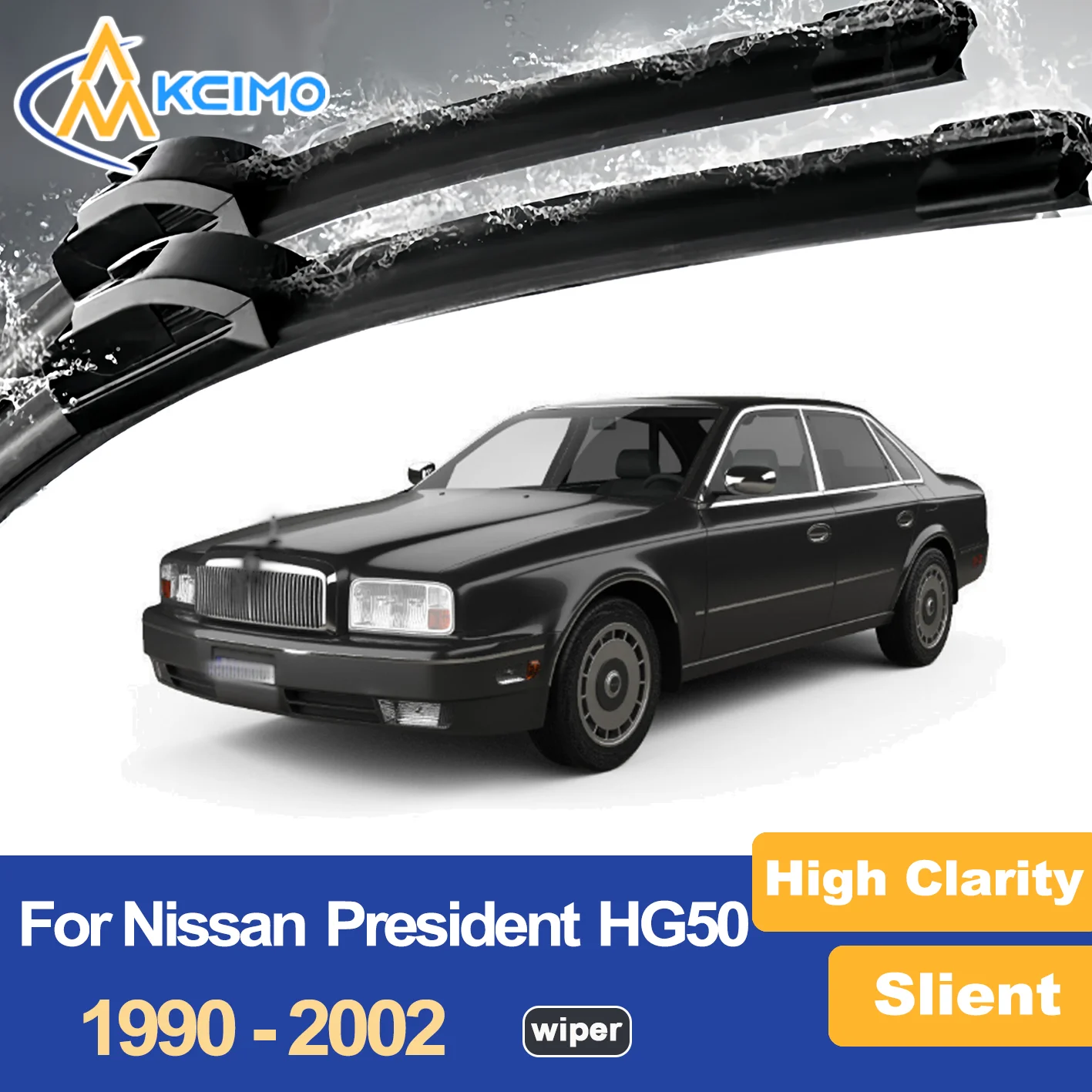 

Premium Wiper Blades for Nissan President HG50 1990–2002 Streak Free Durable Clear Visibility