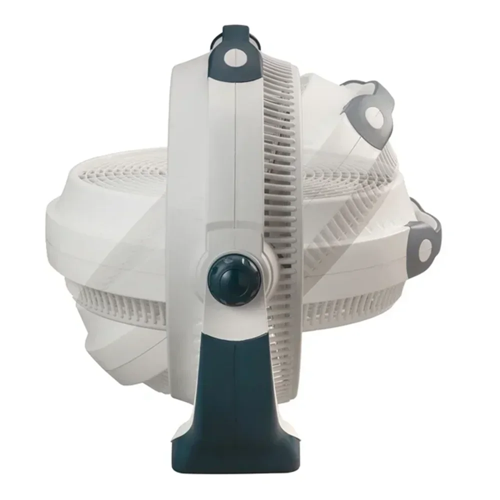 

A Wind Machine 20" Pivoting Air Circulator Floor Fan, 3 Speeds, 23" H, Gray, 3300, New