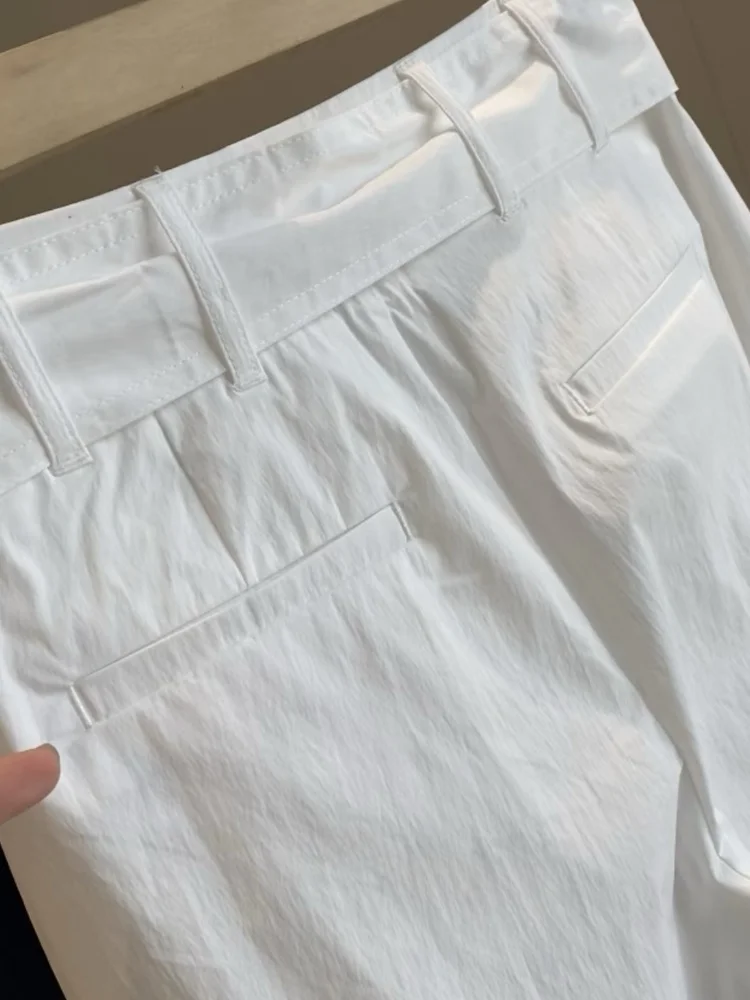 Pantaloni a gamba larga Ele da donna Pantaloni casual a vita alta dal taglio dritto con cintura vestibilità ampia per pendolari Faion plus Size