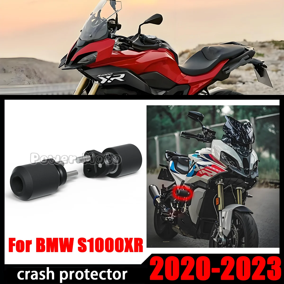 

Motorcycle frame crash pad for BMW S1000XR S1000XR 2020-2023 crash shaft engine stator slip protector