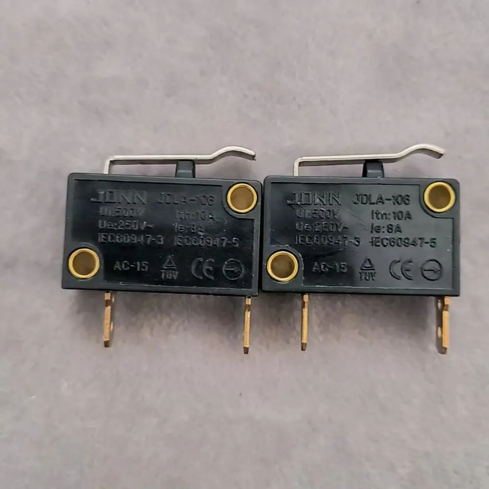 10 шт. JDLA-106, прямой длинный рычаг, микропереключатели с длинной ручкой, микропереключатель 80 А, 250 В, 2 контакта,