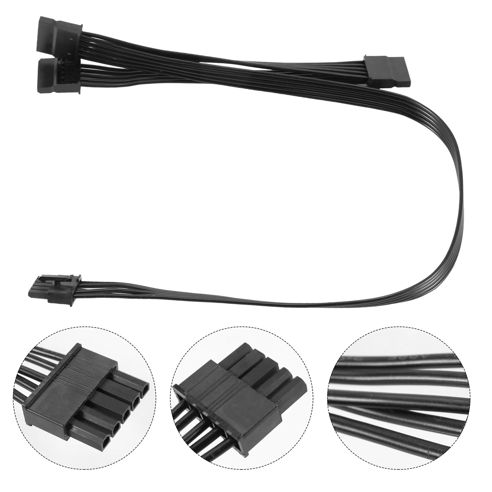 Cable de alimentación de disco duro HDD de 5 pines a 3 SATA, solo para Cooler Master V550, V650, V750, V850, V1000, V1000, fuente de alimentación Modular