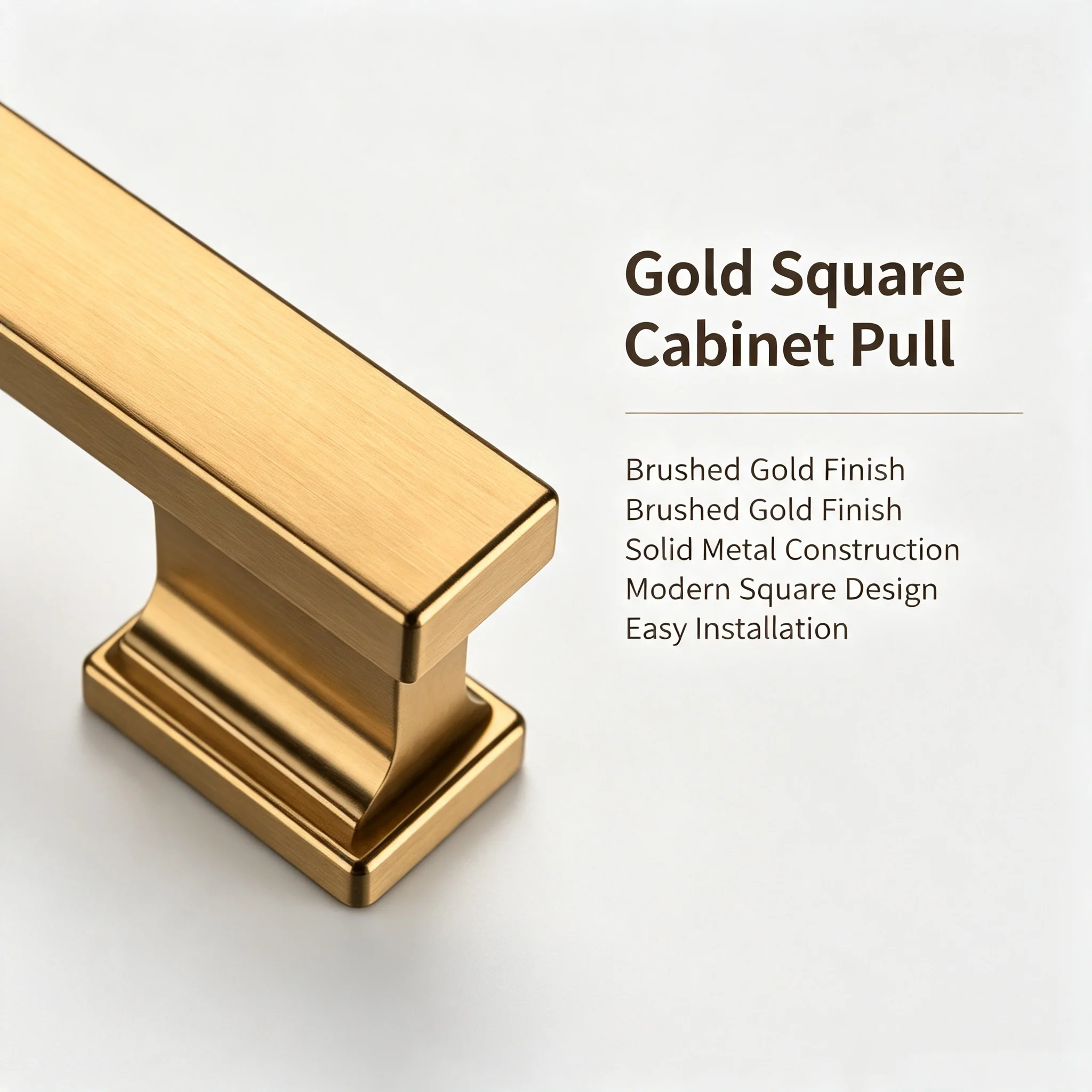 Champagne Bronze Cabinet Handles 10 Pack, American‑Style Metal Cabinet Pulls, Hardware for  Cupboard Drawer Wardrobe