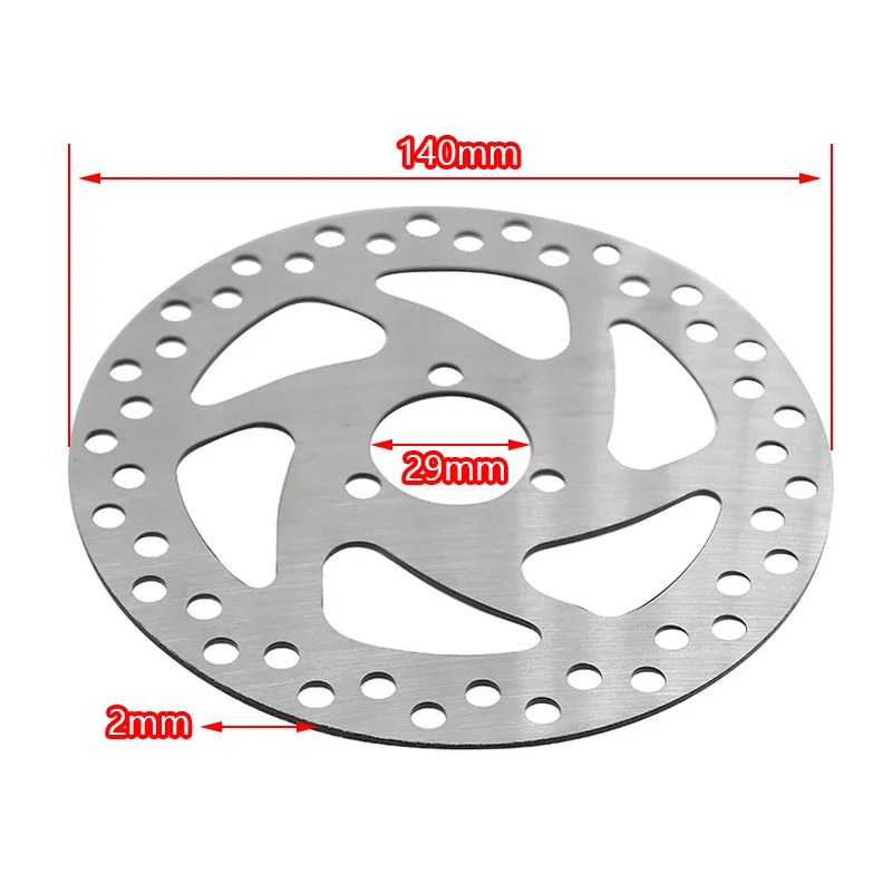 Electric Scooter  140mm Disc Brake Device 3Holes Stainless Steel Rotor Disc Brake With Screws