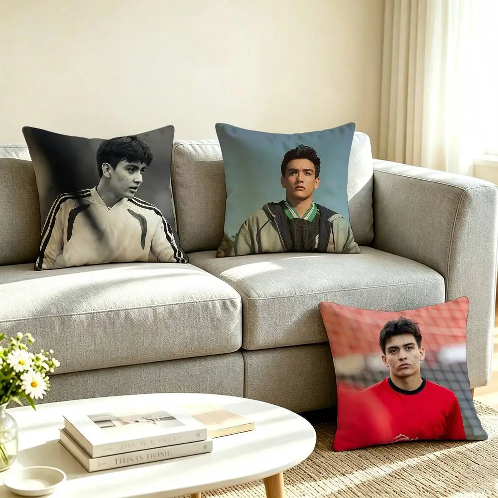 G-Gilberto Mora Football Player Pillow Case Square Double-Sided Sofa Cushion Cover Bedroom Bedside Pillow