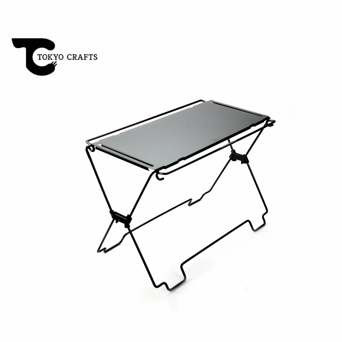 Tavolo da esterno in acciaio inossidabile Bla Combinazione multipla di stoccaggio elfo TokYo Crts YaiMountain Scrivania pieghevole