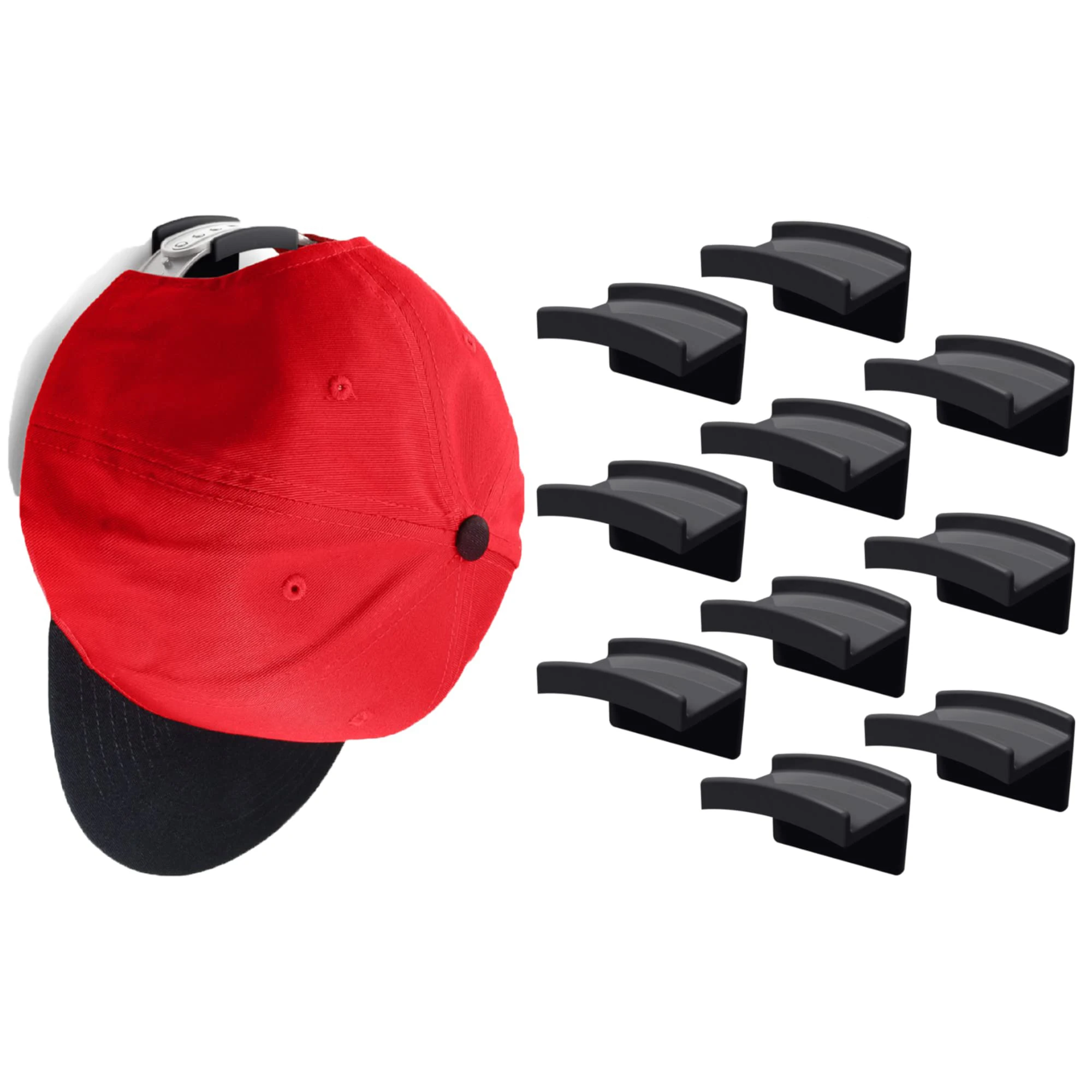 5/10 pezzi ganci adesivi per cappelli per parete design minimalista per rack senza foratura ganci per cappelli a tenuta forte pendente per brevetti
