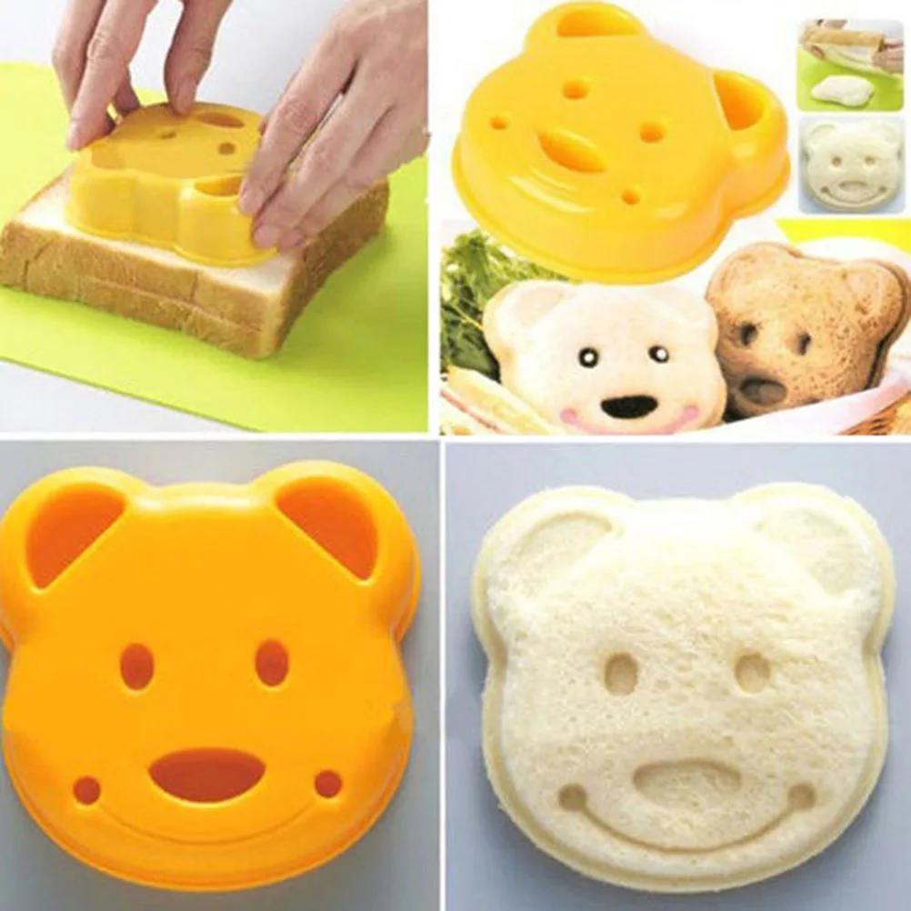 【M】Cute Animal Sandwich Mold Cutter Bear Dog Dinosaur Shape Cake Bread Toast Maker