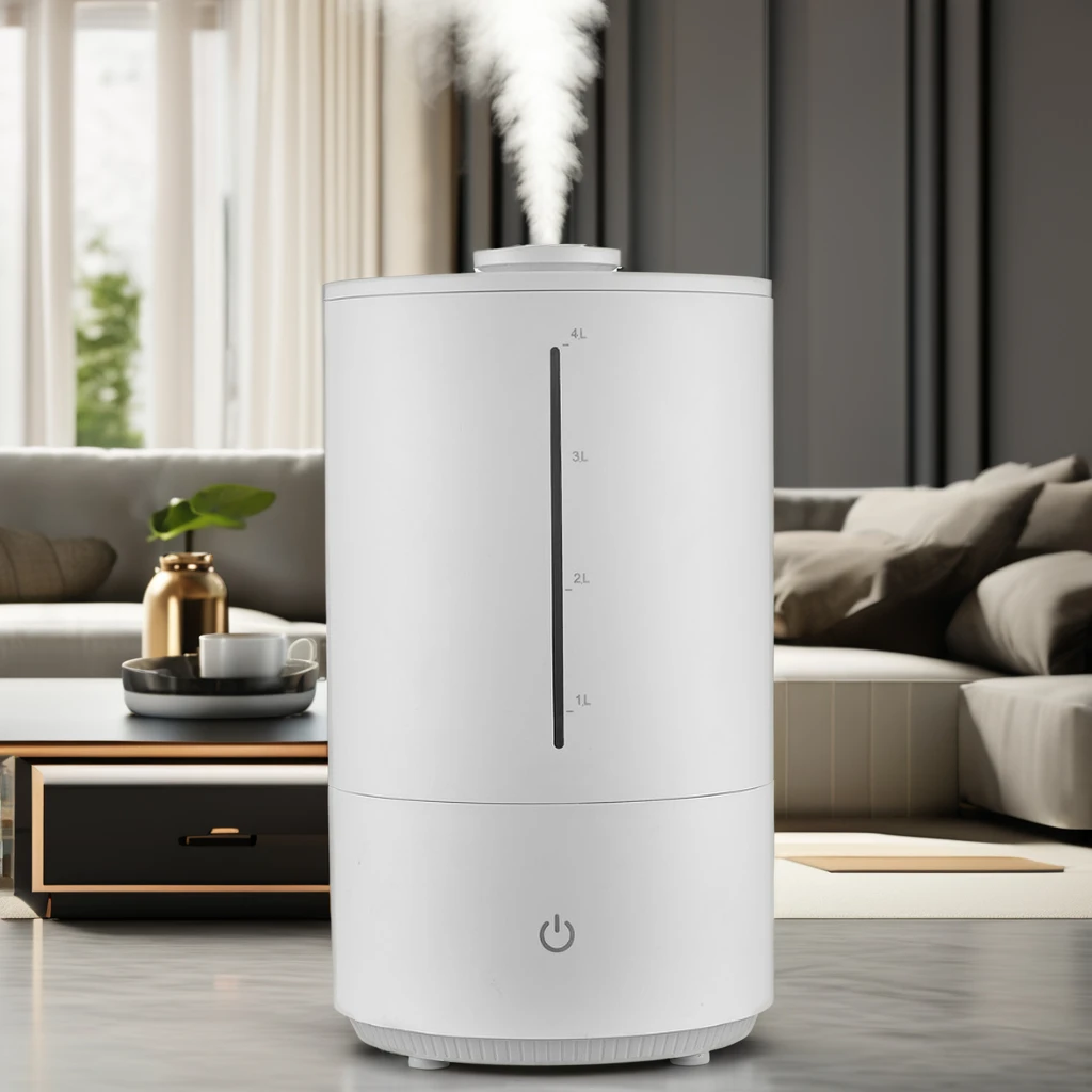 

40D01 High Mist Ultrasonic 5L Humidifier New Design Small Portable Top Water Add Touch Control Electric 1-Year Home Hotel