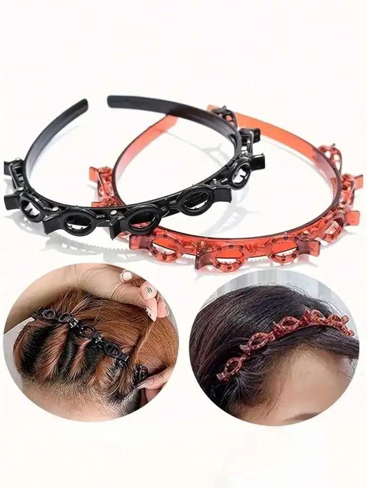 Fashion Hair Accessories Set with Slouchy Clips and Headband