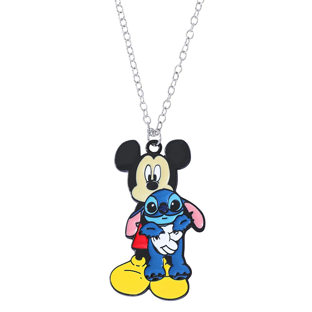 Подвеска-с-Микки-и-Стичем-милый-мультяшный-дуэт-уникальный-подарок-для-фанатов