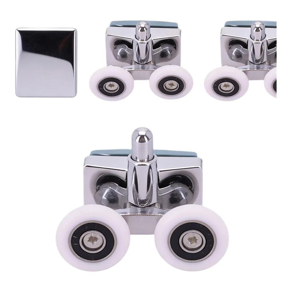 Home Bathroom Roller Replacement Shower Screen Rollers Compact Size Comprehensive Replacement Set Easy Installation