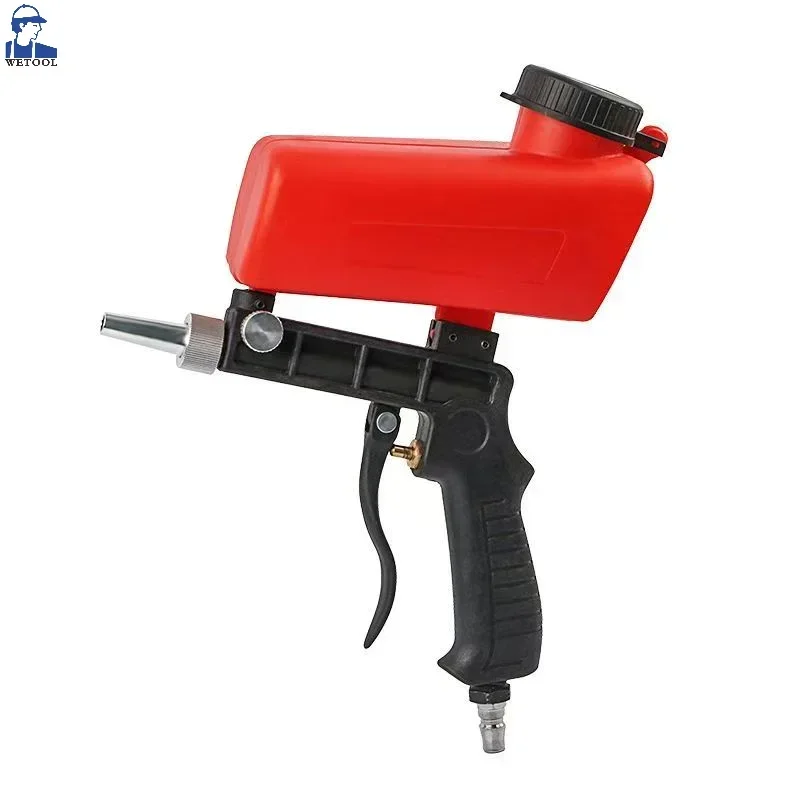 wetool Adjustable Sandblasting Gun Portable Sand Blaster Sand Blasting Machine Mini Gravity Sandblasting Gun