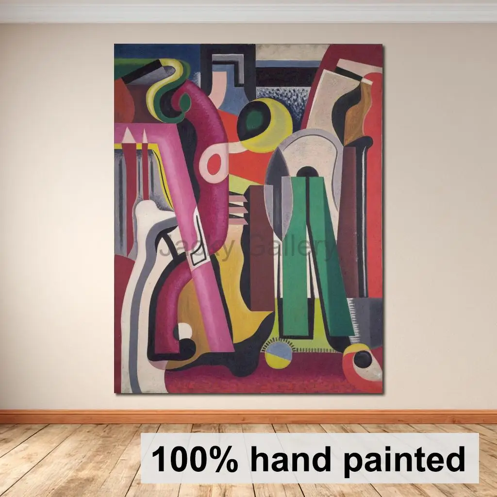 Handgemaltes Zeitgenössisches Abstraktes Porträt-Ölgemälde Moderne Künstlerische Wandkunst Leinwand-Dekoration
