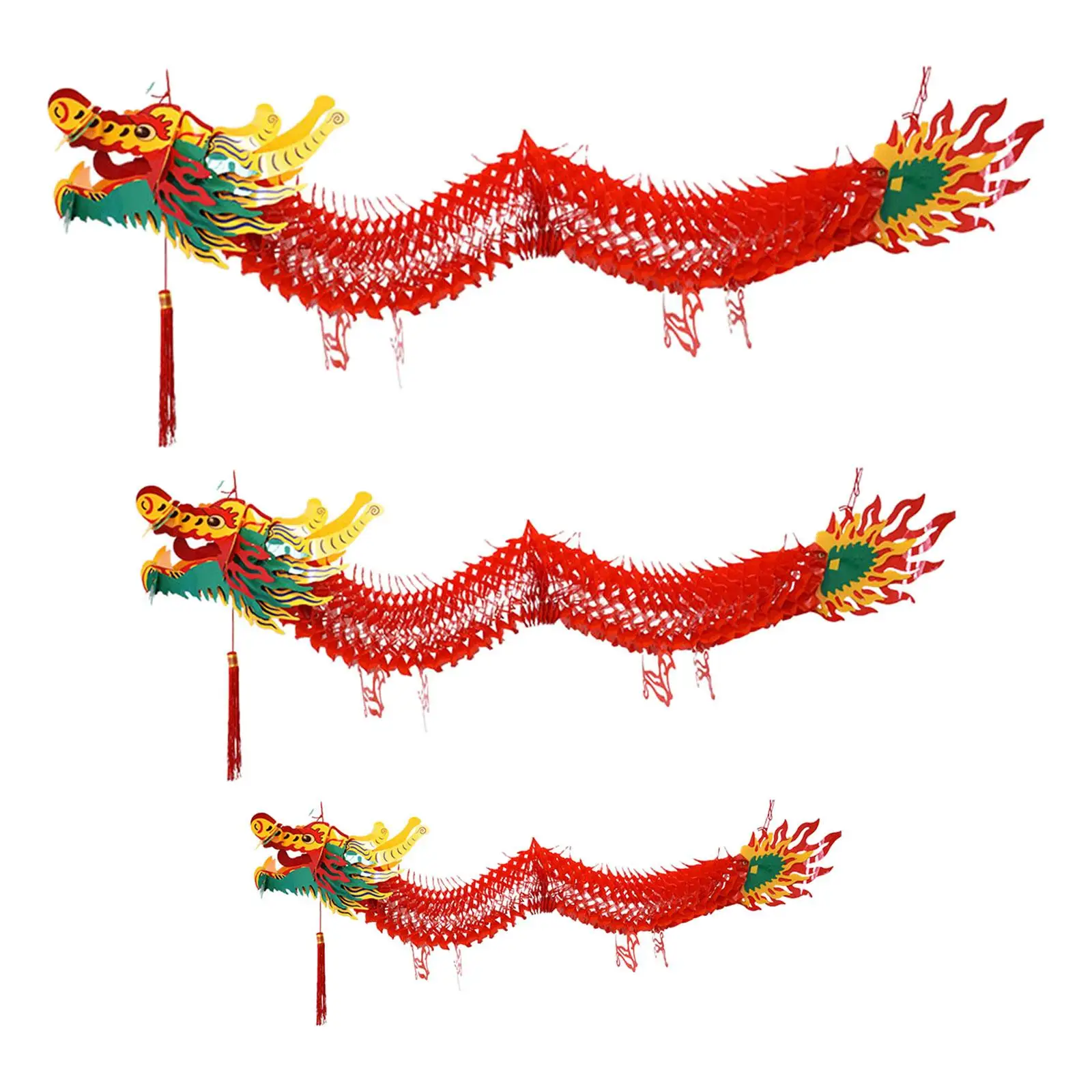 

Весенний фестиваль Дракон Висячие украшения Китайский Новый год Подвесной фонарь для домашнего фестиваля Праздничные принадлежности